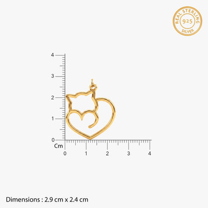 Golden Purr Promise Convertible Charm