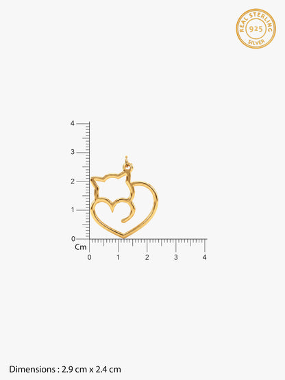 Golden Purr Promise Convertible Charm