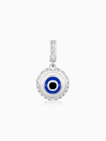 Silver Evil Eye Charm