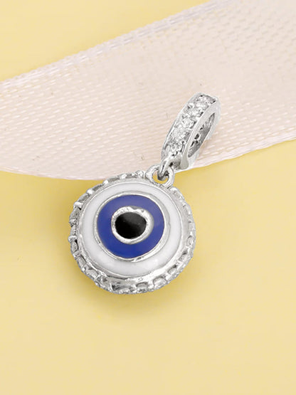 Silver Evil Eye Charm