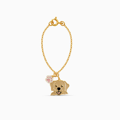 Golden Furrball Convertible Charm