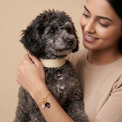 Golden Pawtreat Charm & Bracelet Set