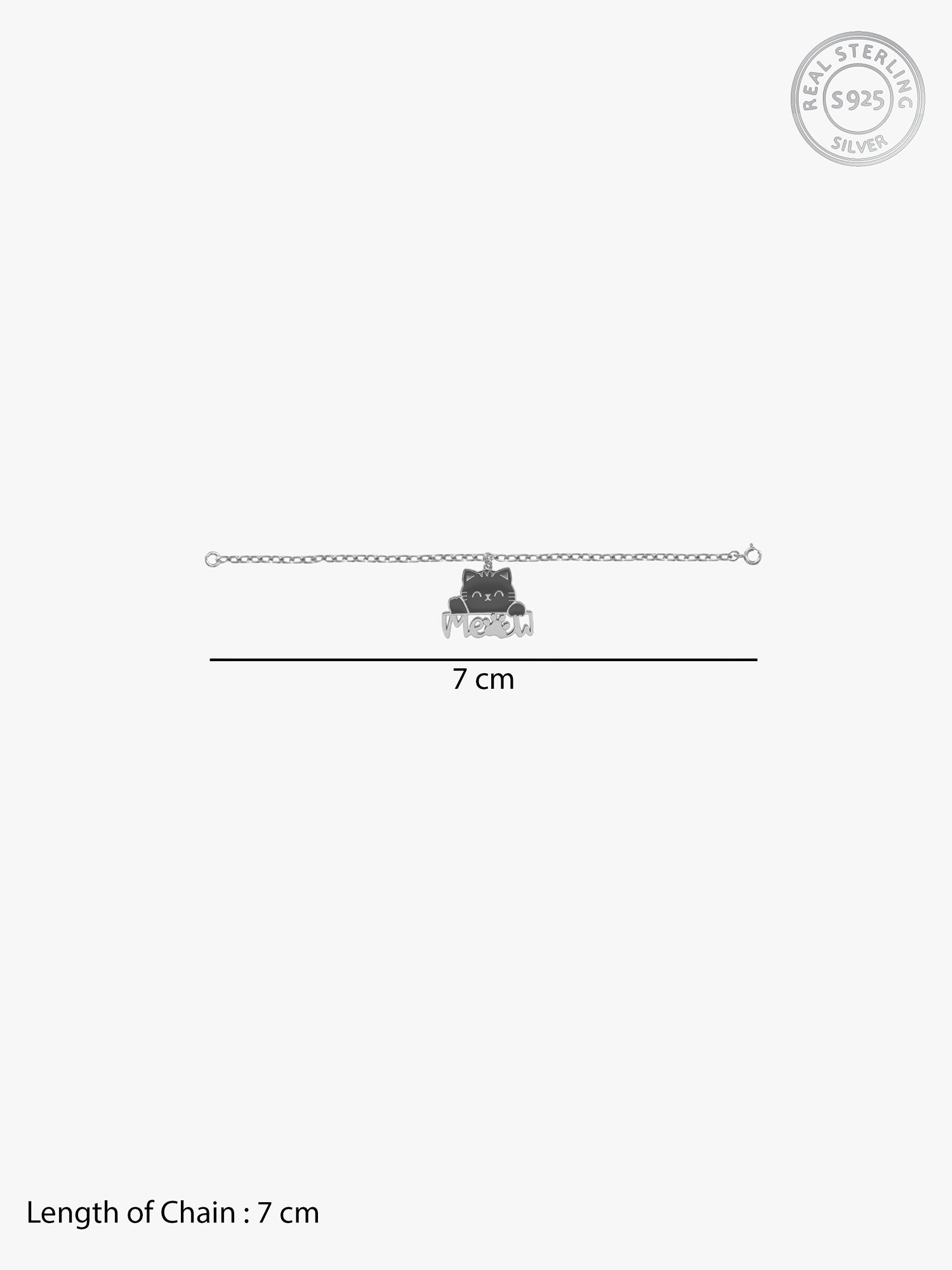 Silver Chatty Cat Pet Convertible Charm