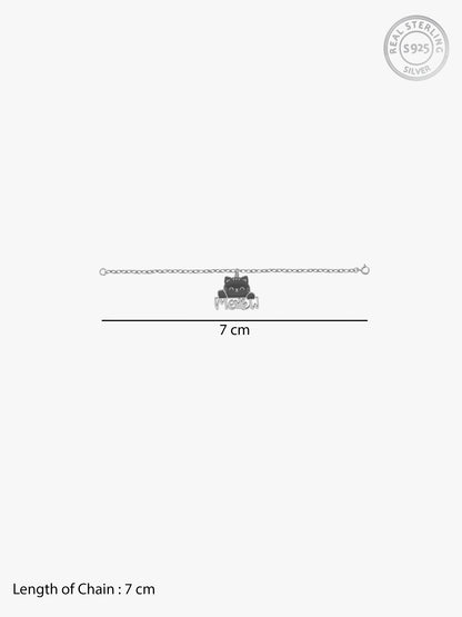 Silver Chatty Cat Pet Convertible Charm