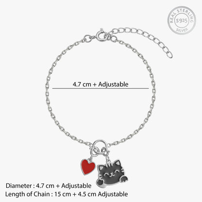 Silver Furever Loved Bracelet