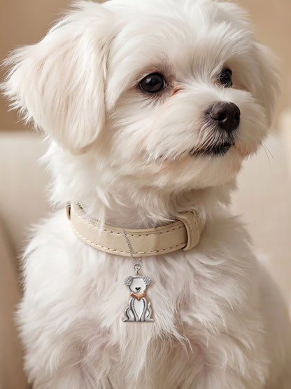 Silver Happy Tails Pet Convertible Charm