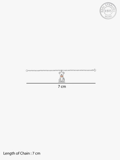 Silver Happy Tails Pet Convertible Charm