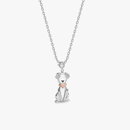 Silver Paw Buddy Charm & Pendant Set