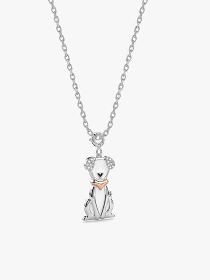 Silver Paw Buddy Charm & Pendant Set