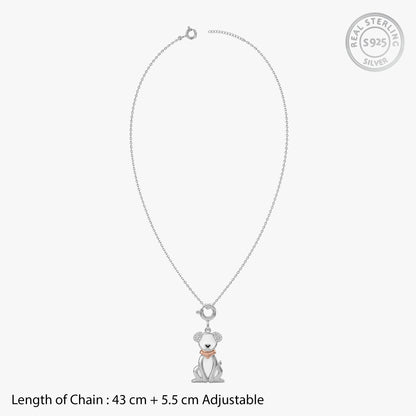 Silver Paw Buddy Charm & Pendant Set