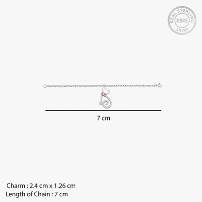 Silver Starlit Paws Charm & Pendant Set
