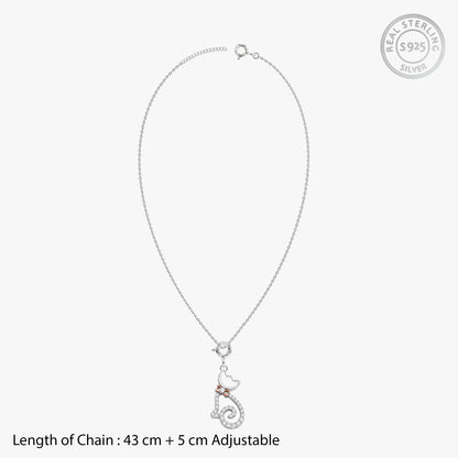 Silver Starlit Paws Charm & Pendant Set
