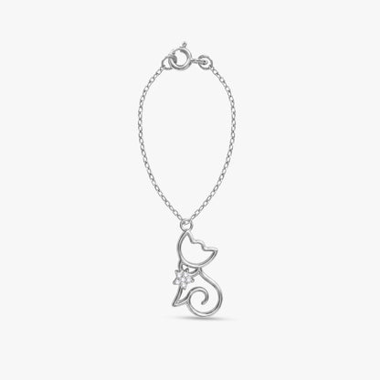 Silver Petals & Purrs Pet Convertible Charm