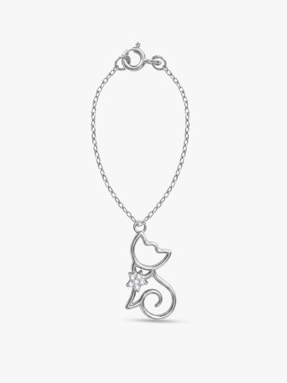 Silver Petals & Purrs Pet Convertible Charm