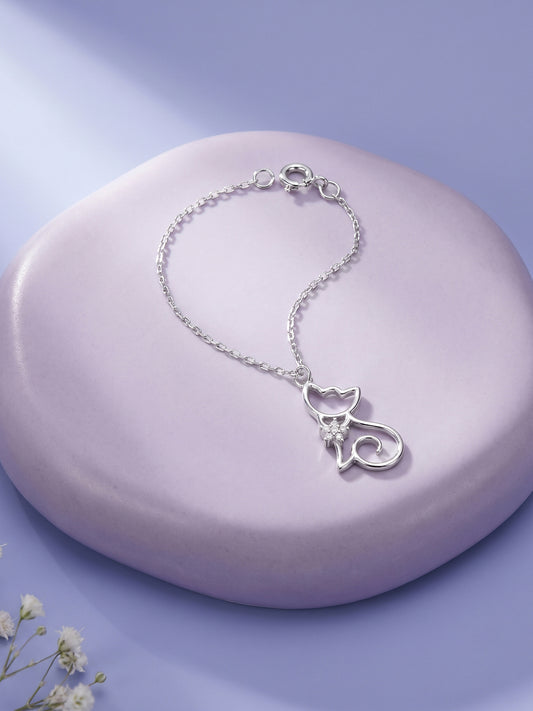 Silver Petals & Purrs Pet Convertible Charm