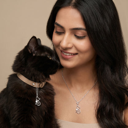 Silver Twinkletail Charm & Pendant Set