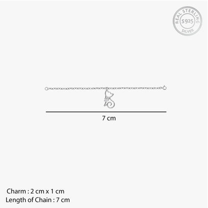 Silver Twinkletail Charm & Pendant Set