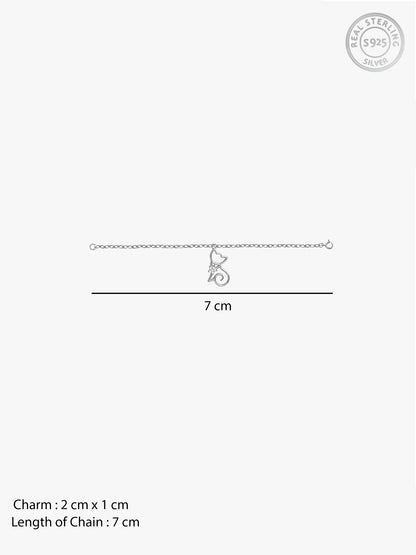 Silver Twinkletail Charm & Pendant Set