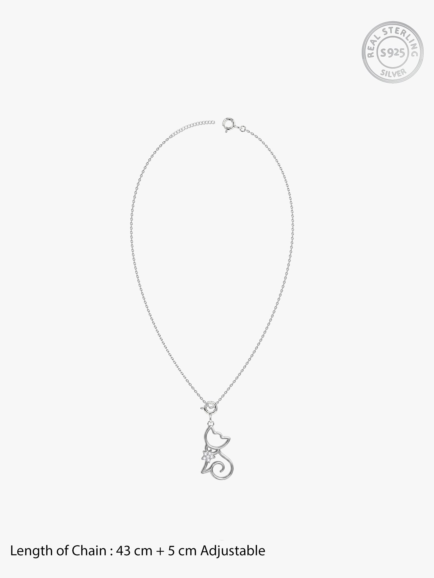 Silver Twinkletail Charm & Pendant Set