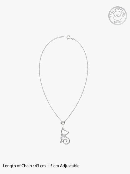 Silver Twinkletail Charm & Pendant Set