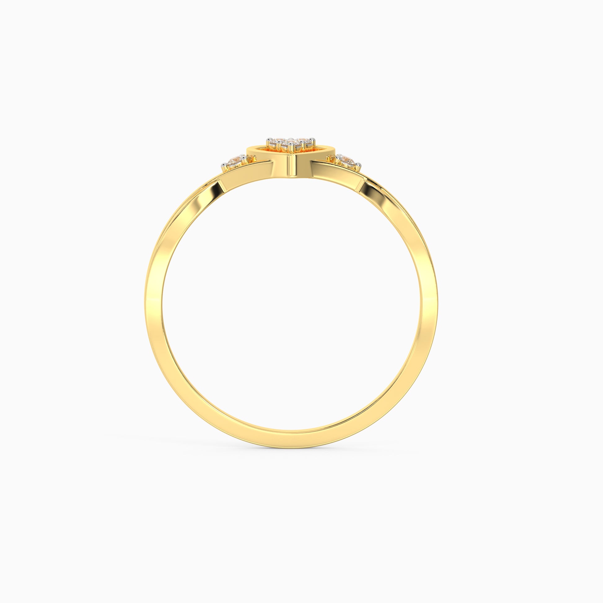 Gold Warm Love Diamond Ring