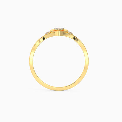 Gold Warm Love Diamond Ring