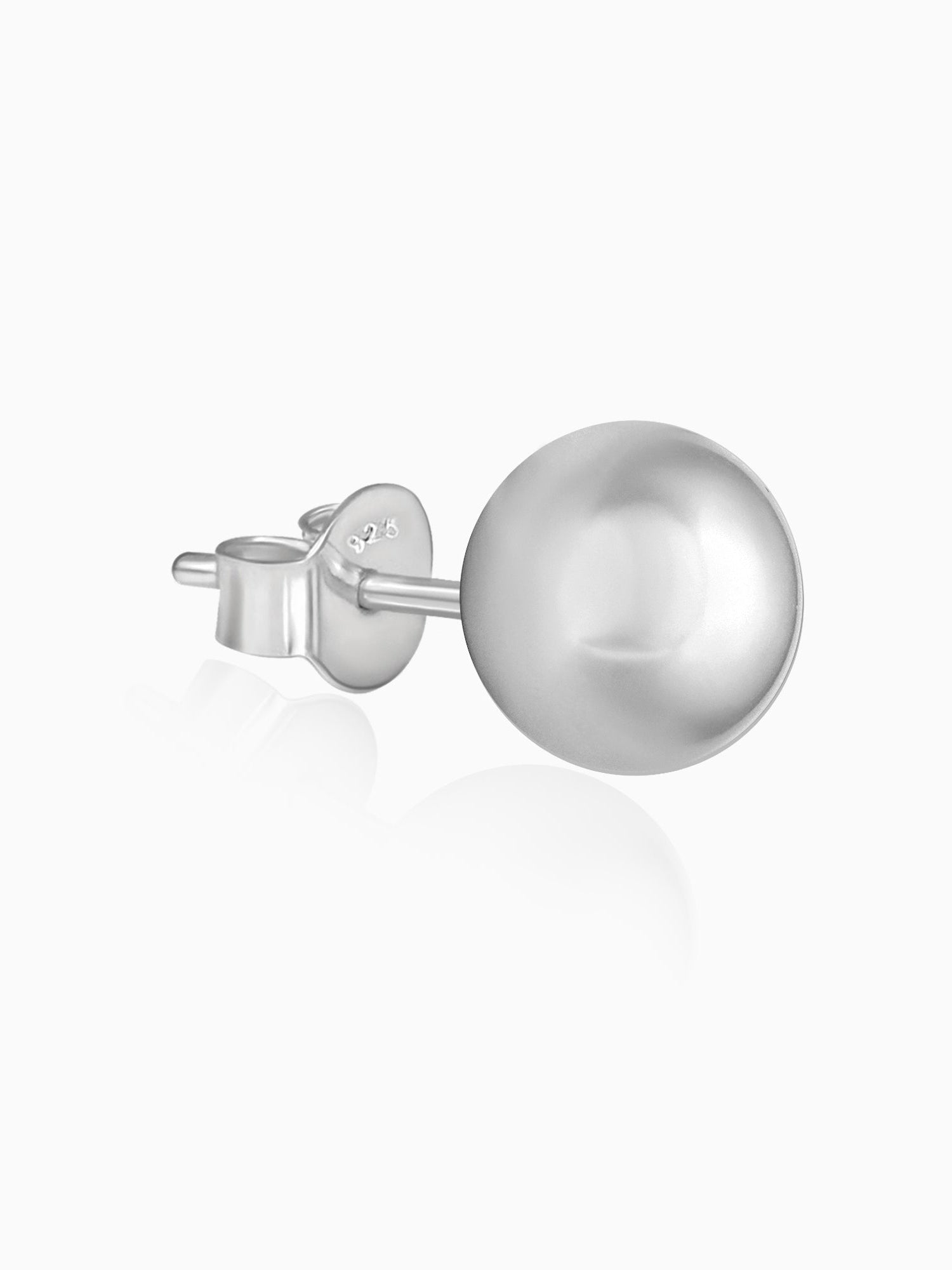 Silver Grey Pearl Earrings