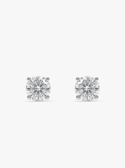 Silver Zircon Earrings
