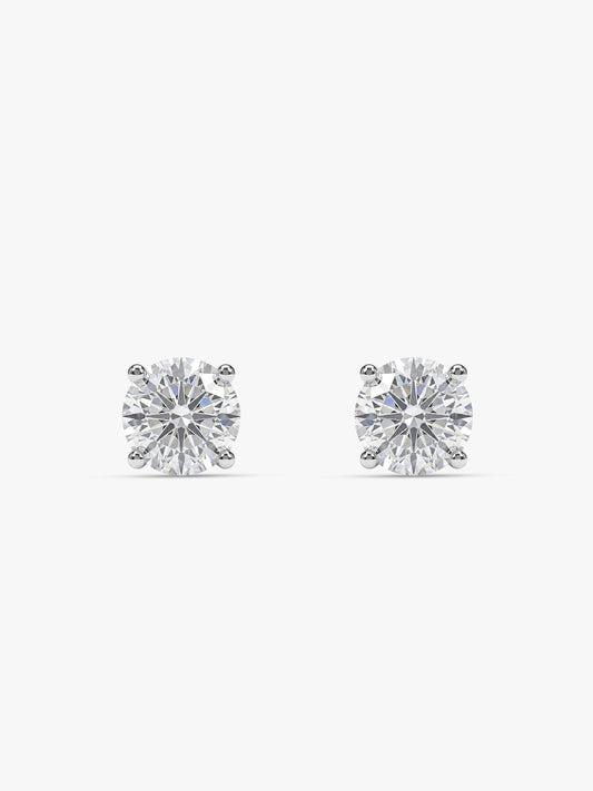 Silver Zircon Earrings