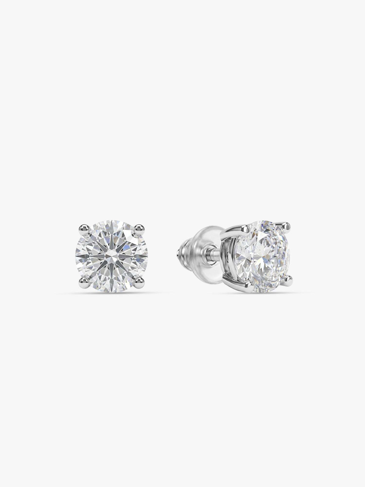 Silver Zircon Earrings
