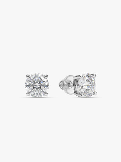 Silver Zircon Earrings