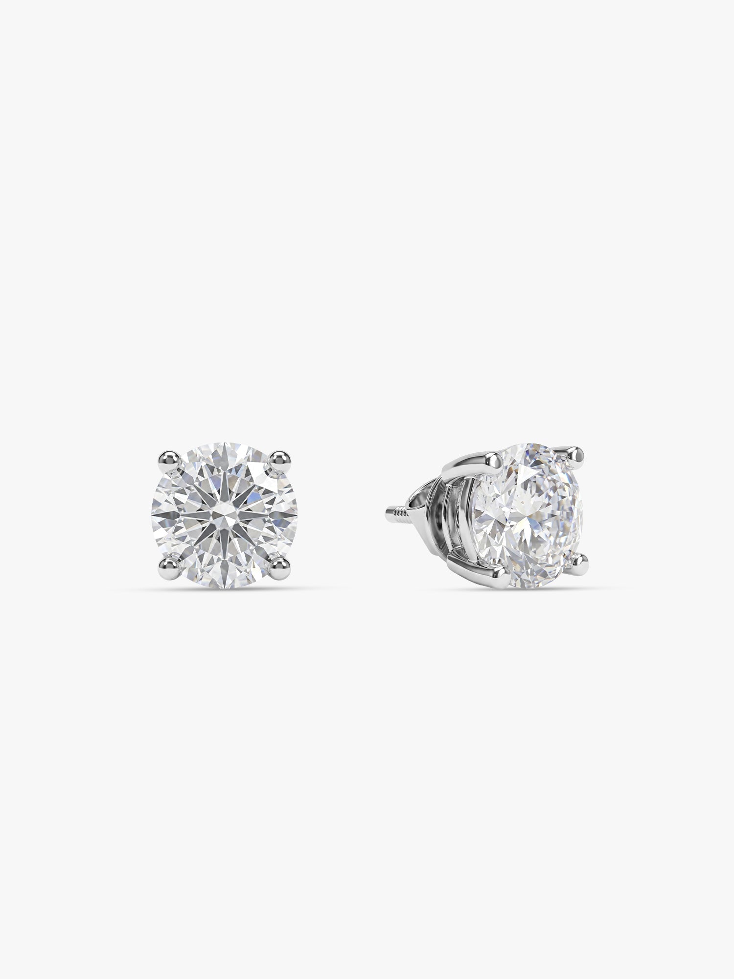Silver Zircon Earrings