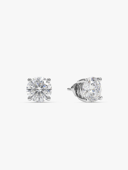 Silver Zircon Earrings