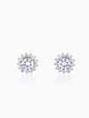 Zircon Shining Flower Earring