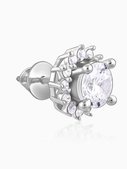 Zircon Shining Flower Earring