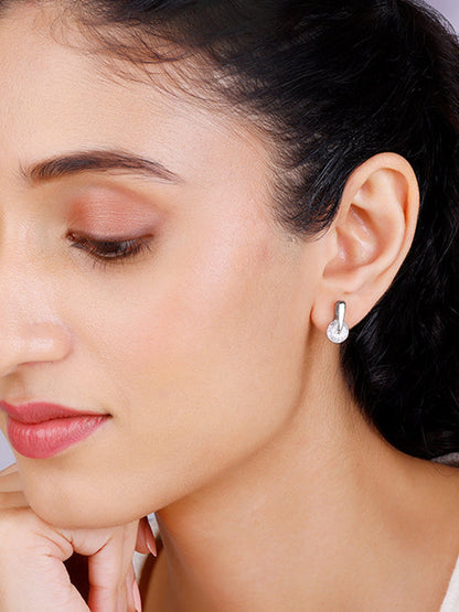 Zircon Twirl Earring