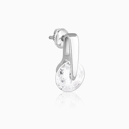 Zircon Twirl Earring