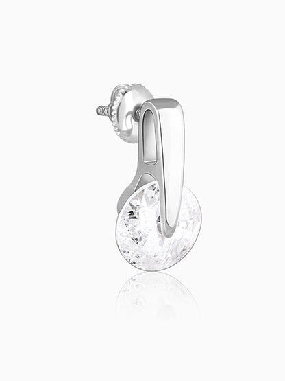 Zircon Twirl Earring