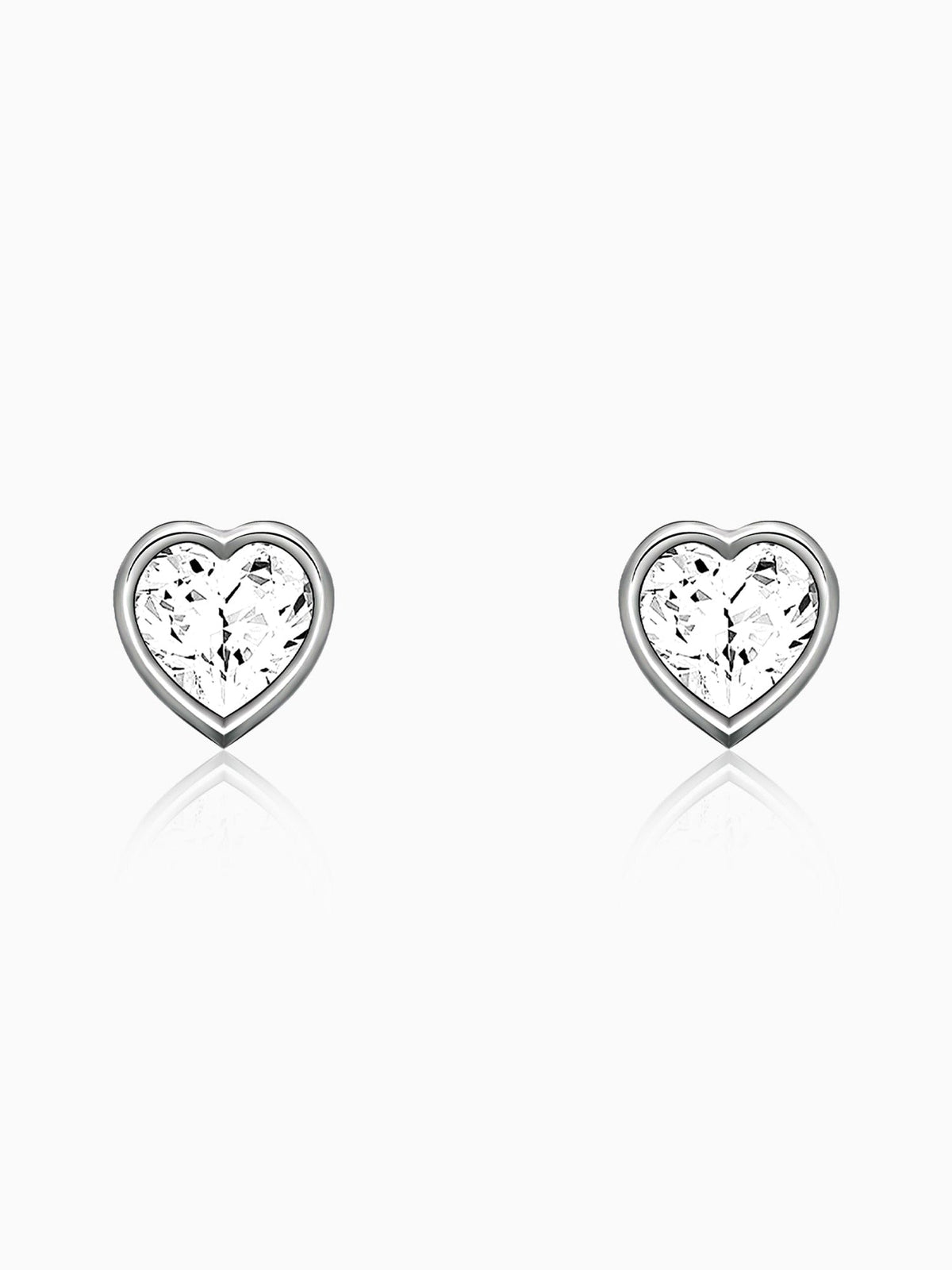 Silver Coeur Earring