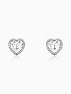 Silver Coeur Earring