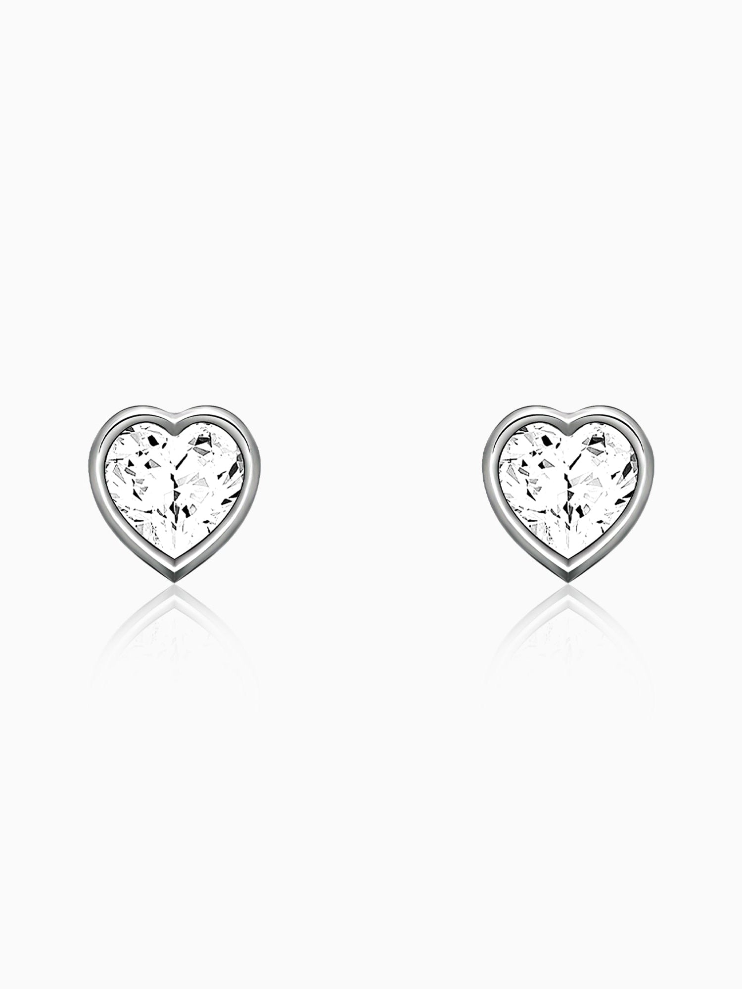 Silver Coeur Earring