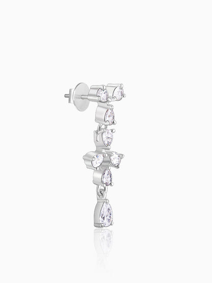 Silver Sparkling Beauty Earrings