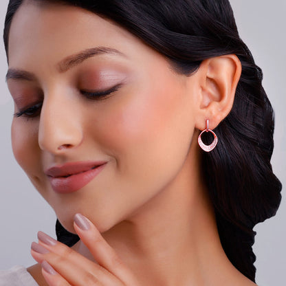 Rose Gold Nova Earrings