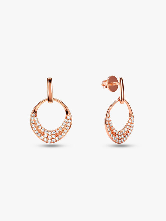 Rose Gold Nova Earrings