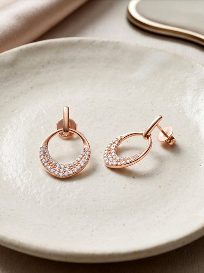 Rose Gold Nova Earrings