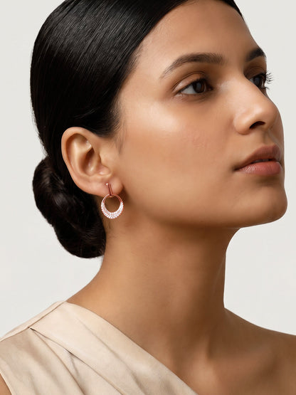 Rose Gold Nova Earrings