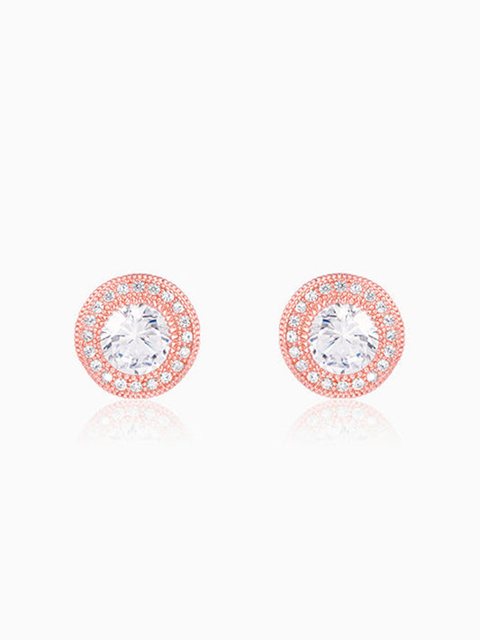 Rose Gold Charming Studs