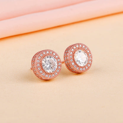 Rose Gold Charming Studs