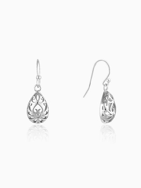 Silver Filigree Earrings