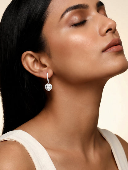 Silver Love Of My Life Earrings